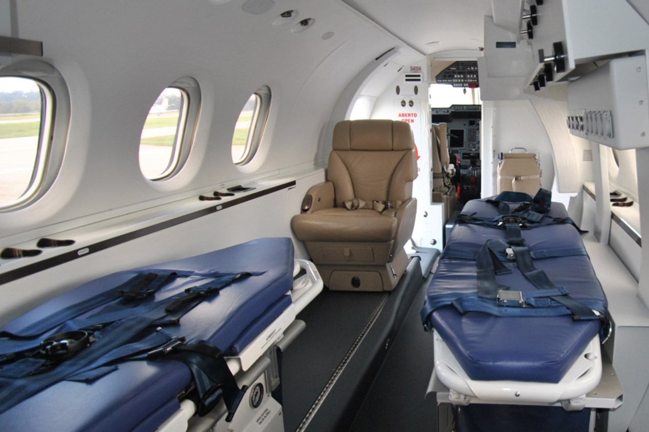 Ambulance aircraft interior